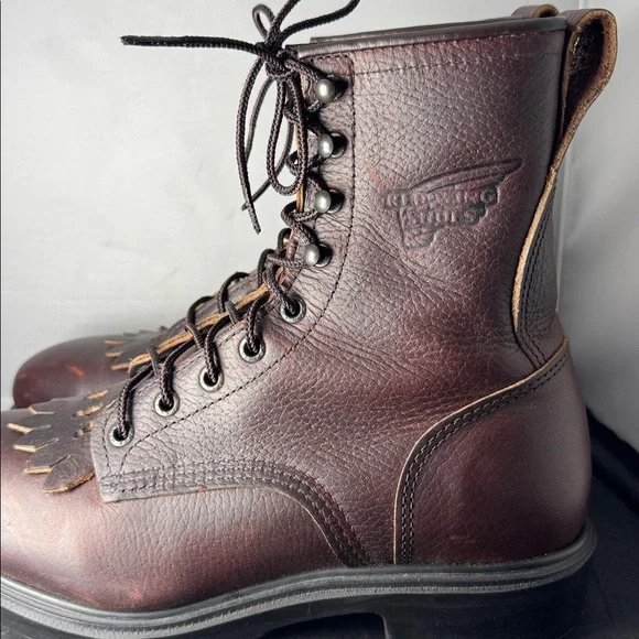 Red Wing Steel Toe Boots Style 4451 Made In USA Mens size  display picture 3